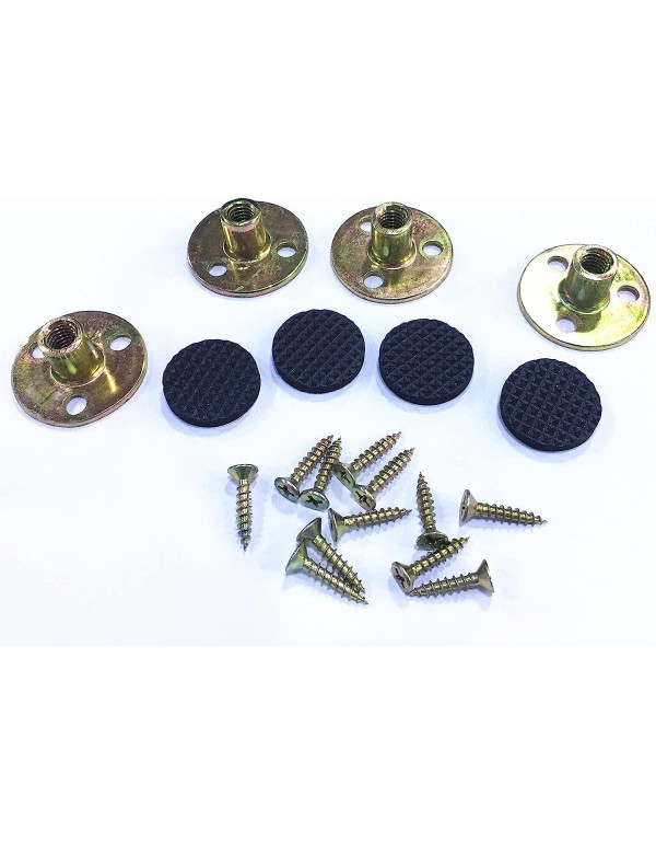 WEICHUAN Tapered Solid Beech Wood Replacement Sofa Couch Chair Ottoman Loveseat Coffee Table Cabinet Wood Furniture Feet Furniture Wood Legs(5.5" Set of 4)